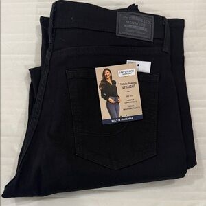 Levi's Black Straight Leg Women's Jeans